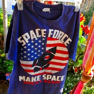 Space Force tee youth sz med